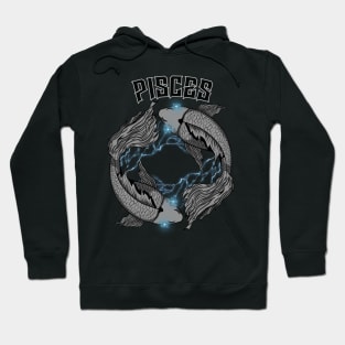 Lightning Pisces (Blue) Hoodie